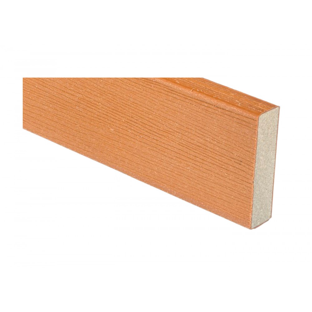 Jupe de finition bois composite co-extrudé Brun Lima 20x70x2000