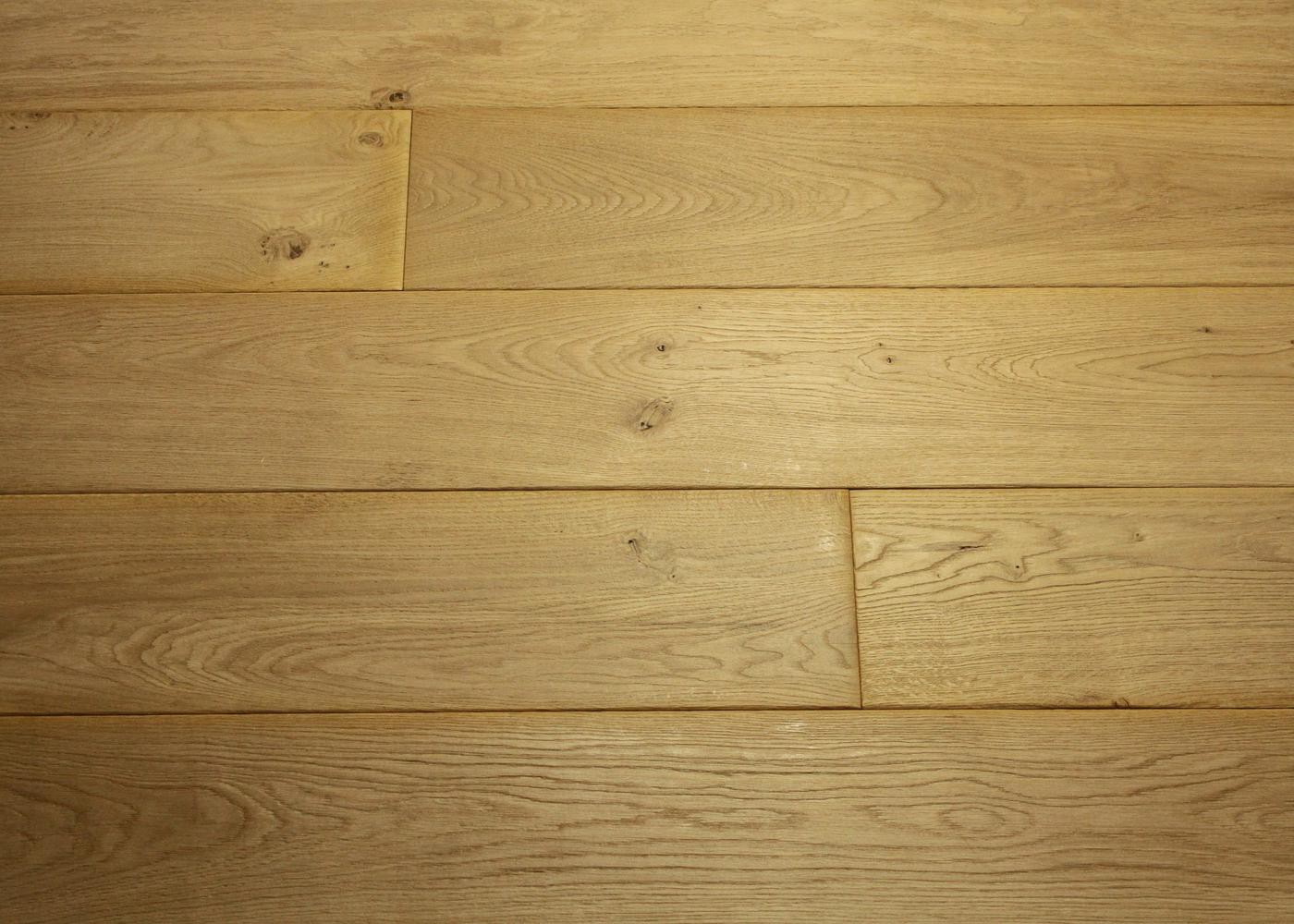 Lot 427 - 19.5 m2 - Plancher chêne contrecollé avec patine antiquaire Usé brossé Huile aqua 20x140-220x1500-2500