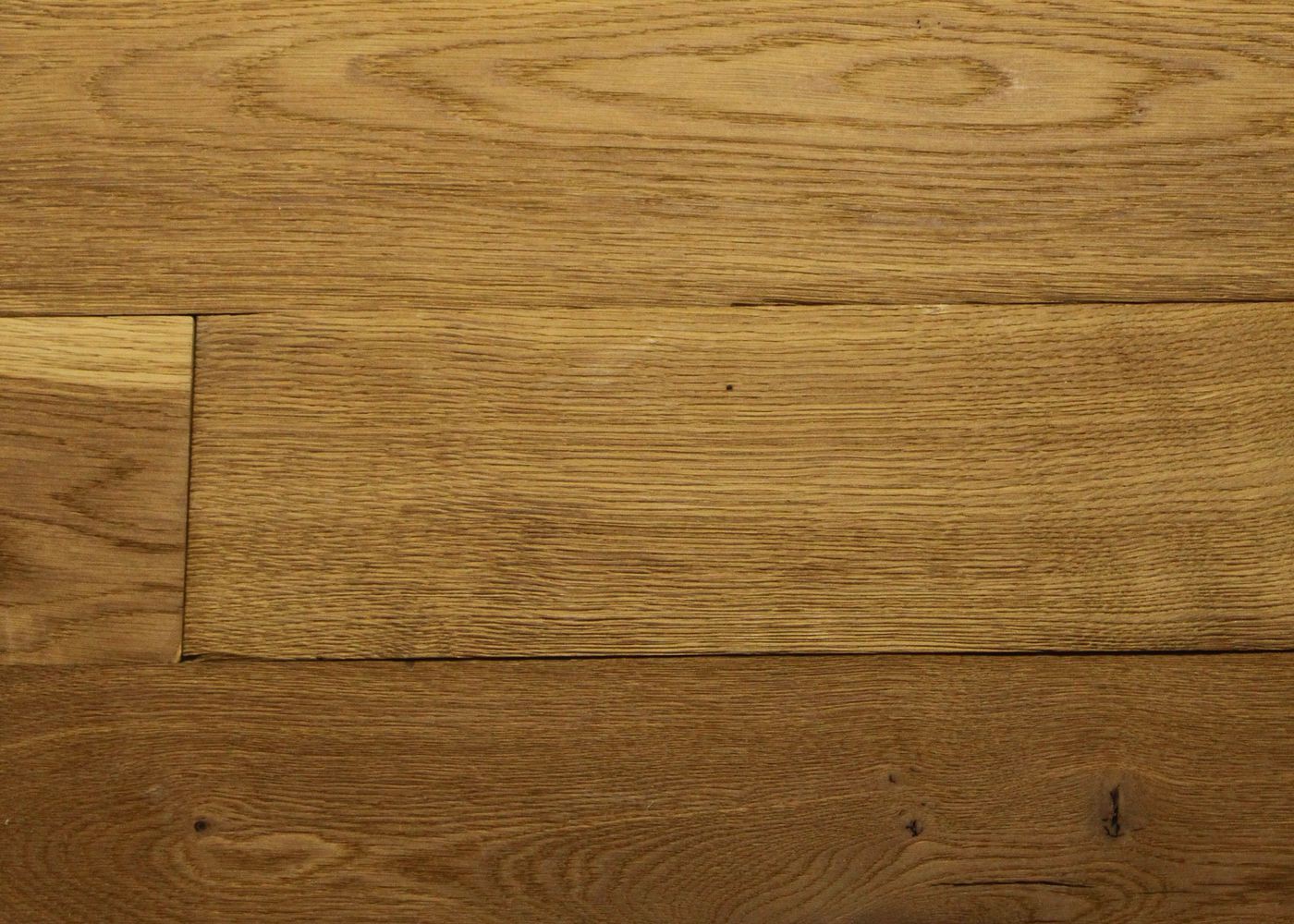 Lot 431 - 26.4 m2 - Plancher chêne contrecollé avec patine antiquaire Usé brossé Huile aqua 15x140-220x1500-2500