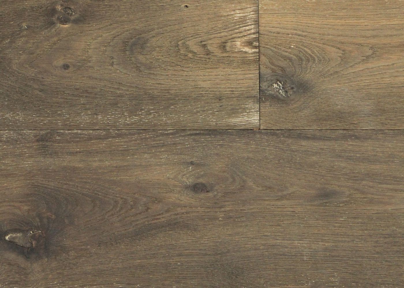 Lot 434 - 16.6 m2 - Plancher chêne massif chêne avec patine antiquaire Brossé Huile cire 20x140-200x1500-2500