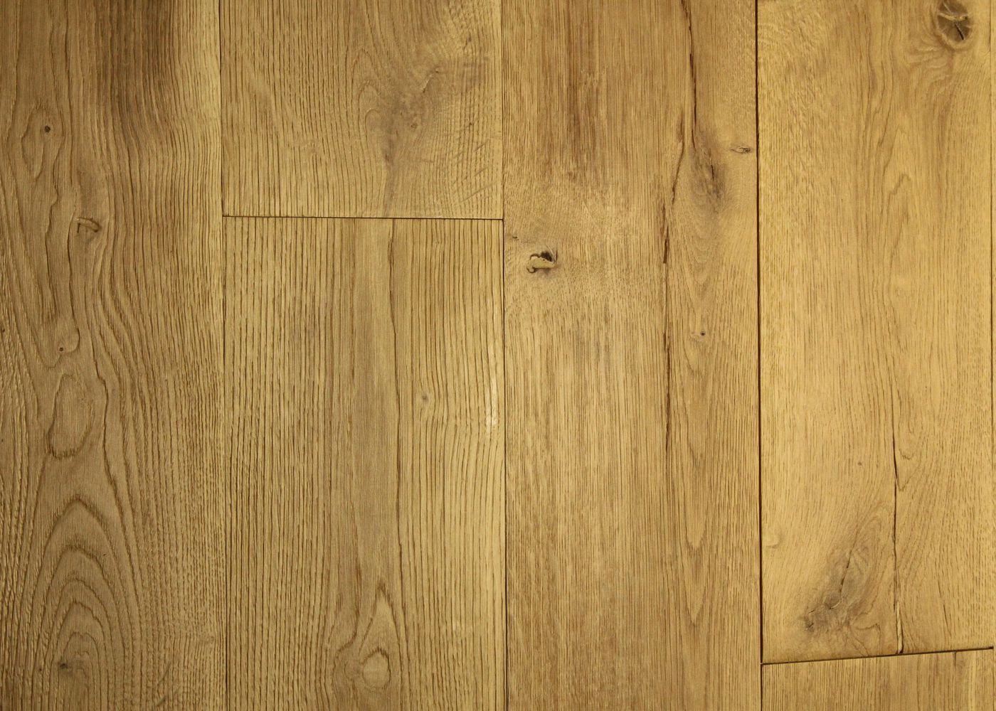 Lot 436 - 14.1 m2 - Plancher chêne contrecollé avec patine antiquaire Usé brossé Huile aqua 15x210-260x1500-2500