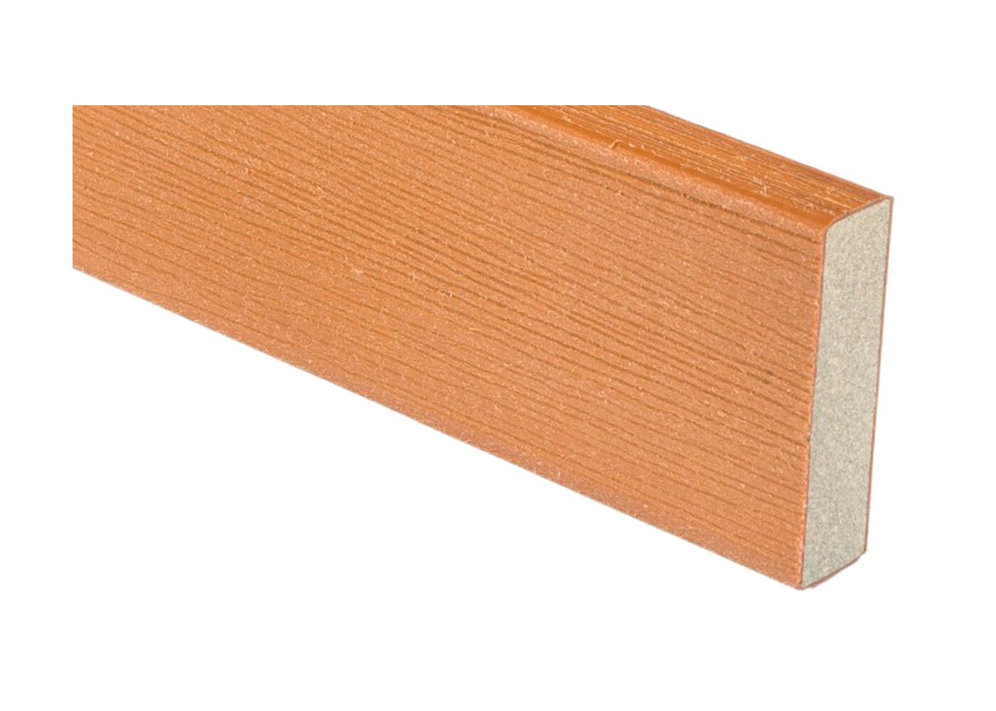 Jupe de finition bois composite co-extrudé Brun Lima 20x70x2000