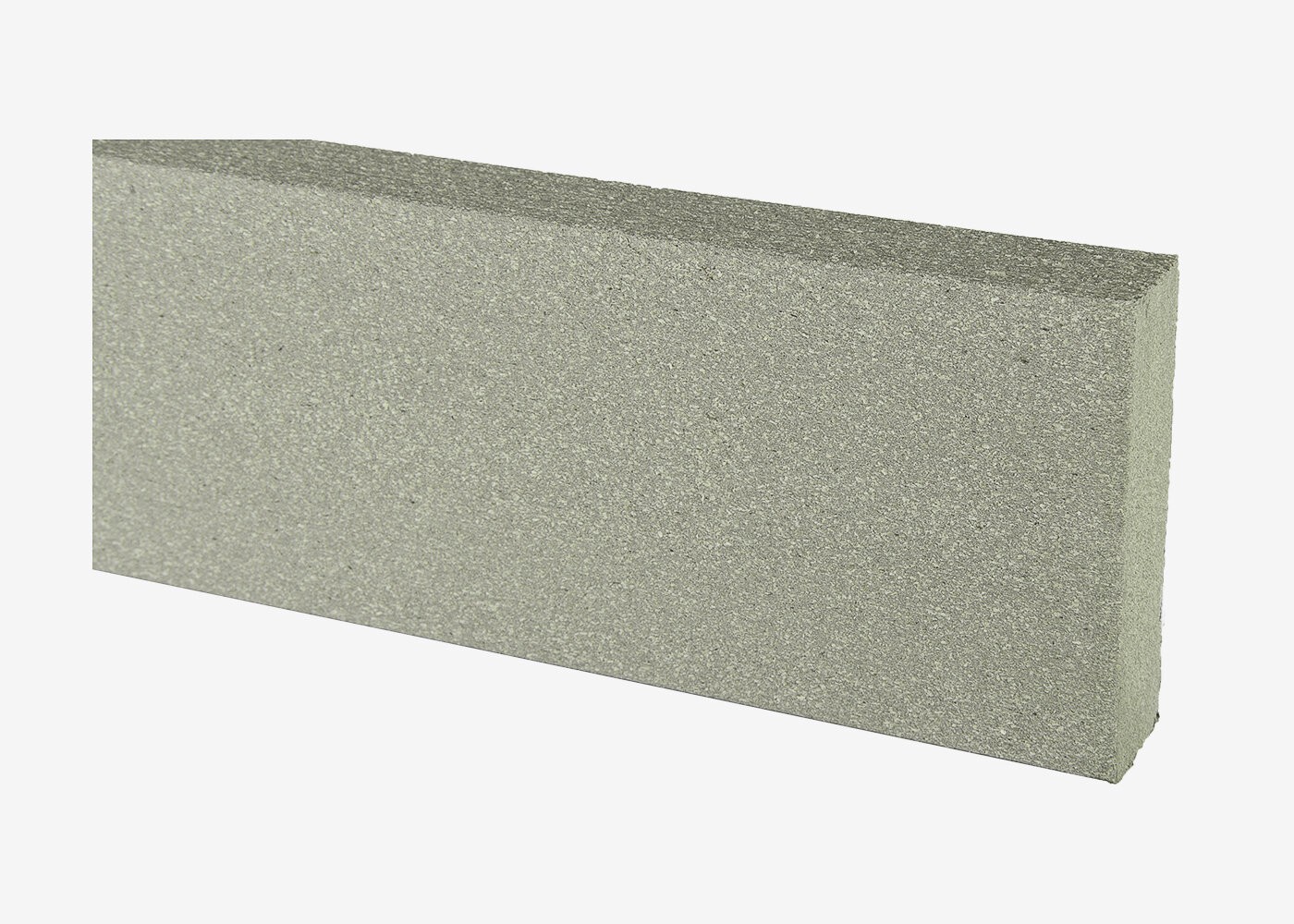 Jupe De Finition Bois Composite Teinte Gris Iroise Lisse 20x70x2000