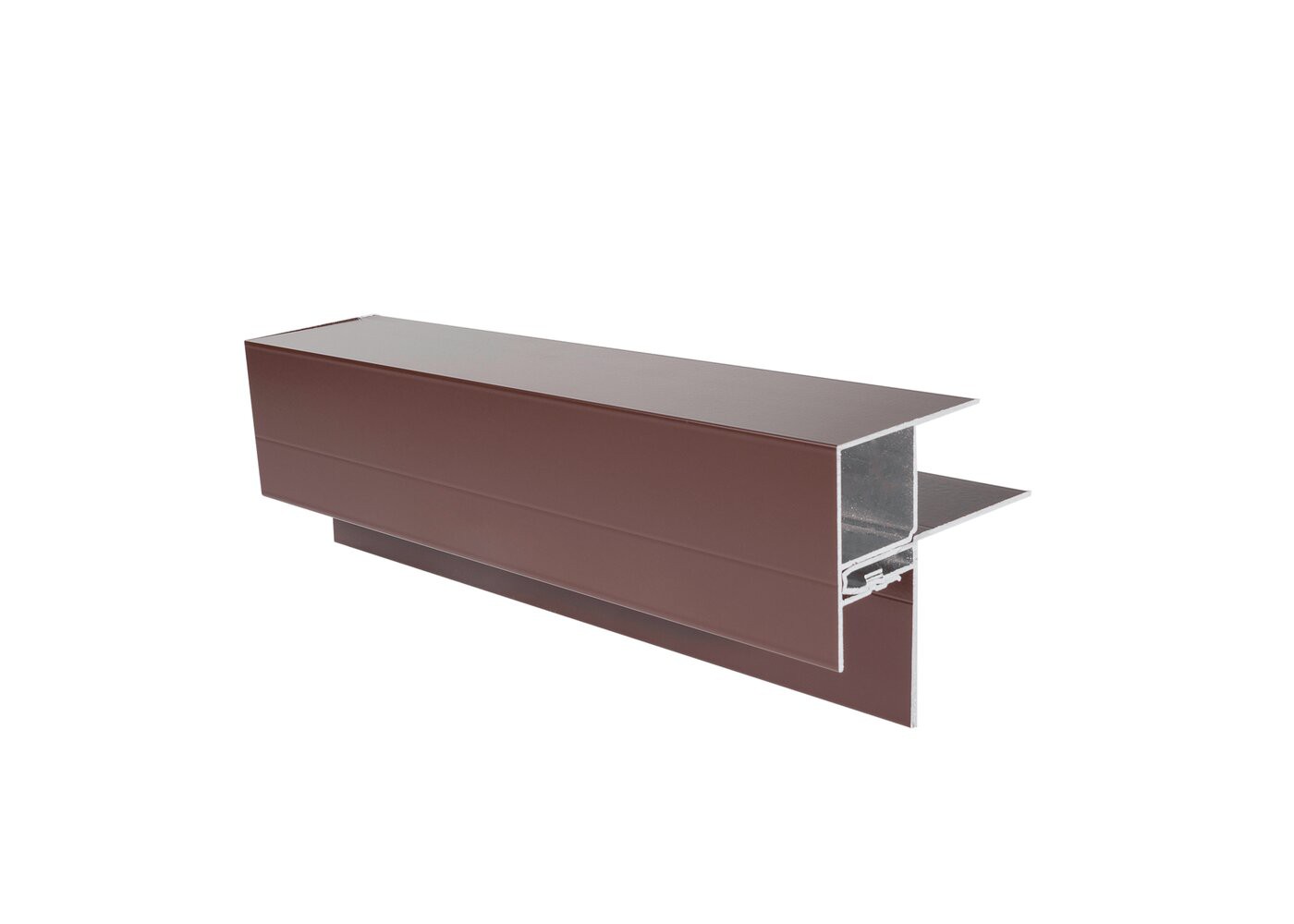 Angle entrant / sortant, finition pour bardage ext&eacute;rieur composite claire-voie Brun Fonc&eacute; Brun Fonc&eacute;