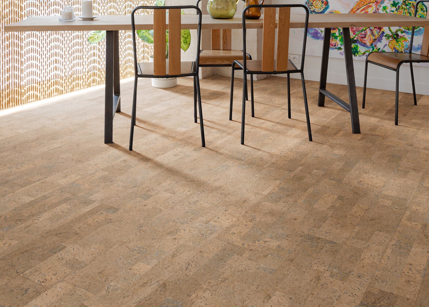 Sol liège Chroma Sable 4x150x900