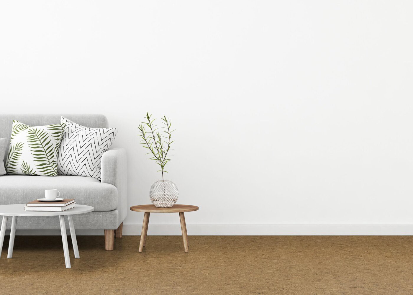 Sol liège Grain 2 Naturel 4x300x600