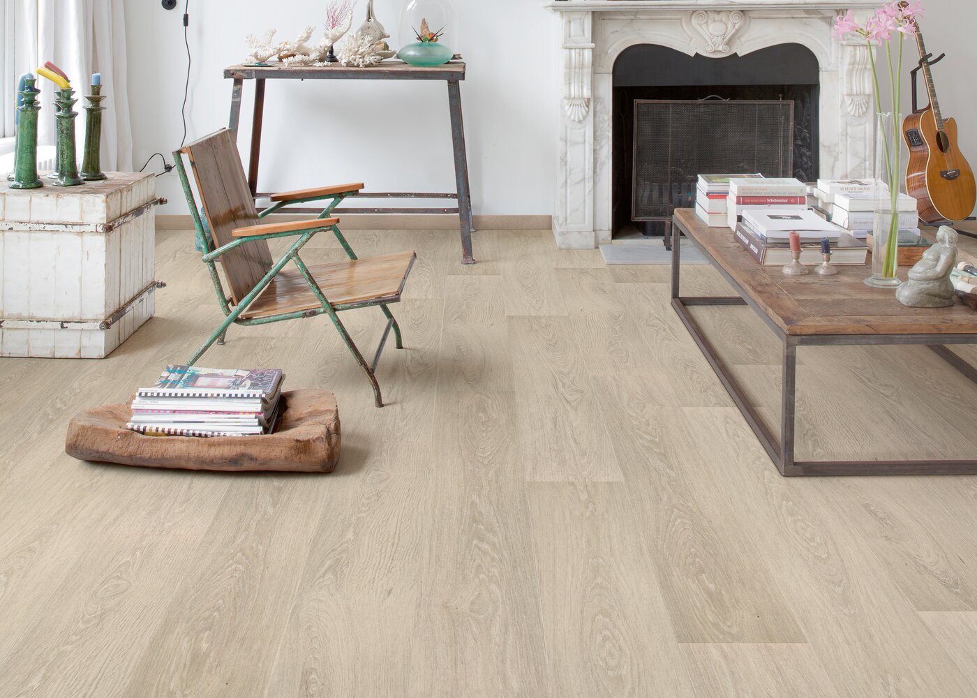 Vinyle rigide Chêne Withsundays passage commercial 4.5x225x1524