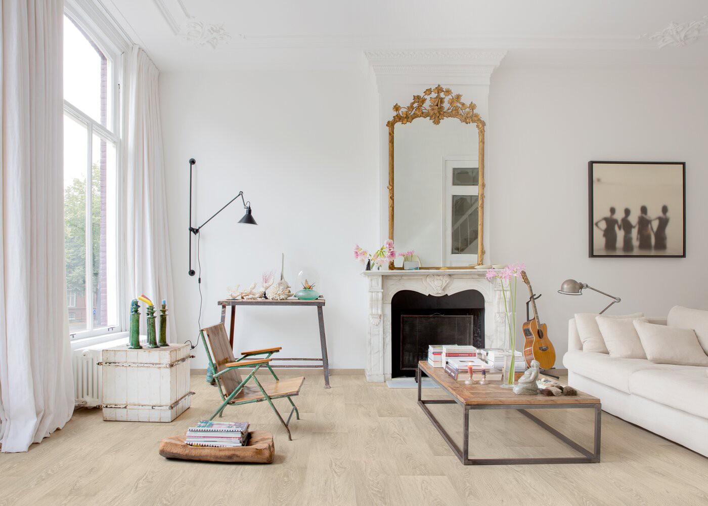 Vinyle rigide Chêne Withsundays passage commercial 4.5x225x1524