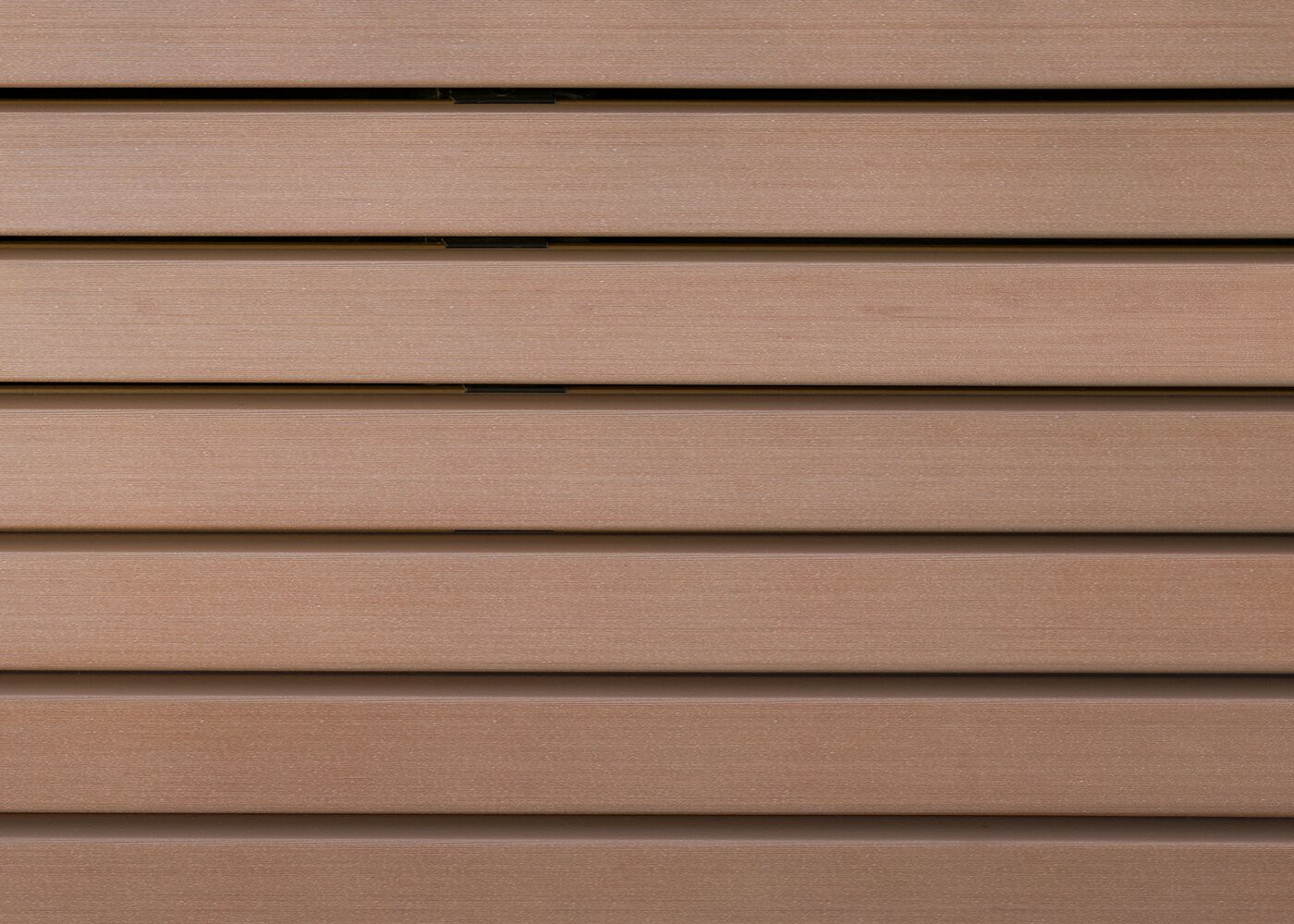 Bardage extérieur composite claire-voie Brun Clair Atmosphère Coextrudé 30x87x3600