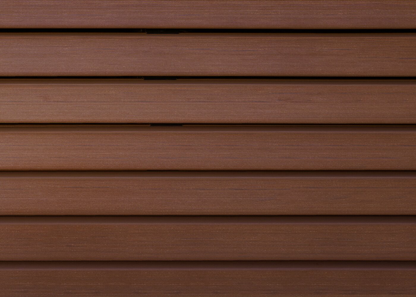 Bardage extérieur composite claire-voie Brun Foncé Atmosphère Coextrudé 30x87x3600