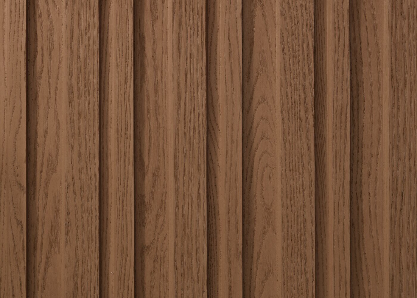 Bardage ext&eacute;rieur composite min&eacute;ral &agrave; recouvrement Ch&ecirc;ne Cuivr&eacute; 26x200x3600