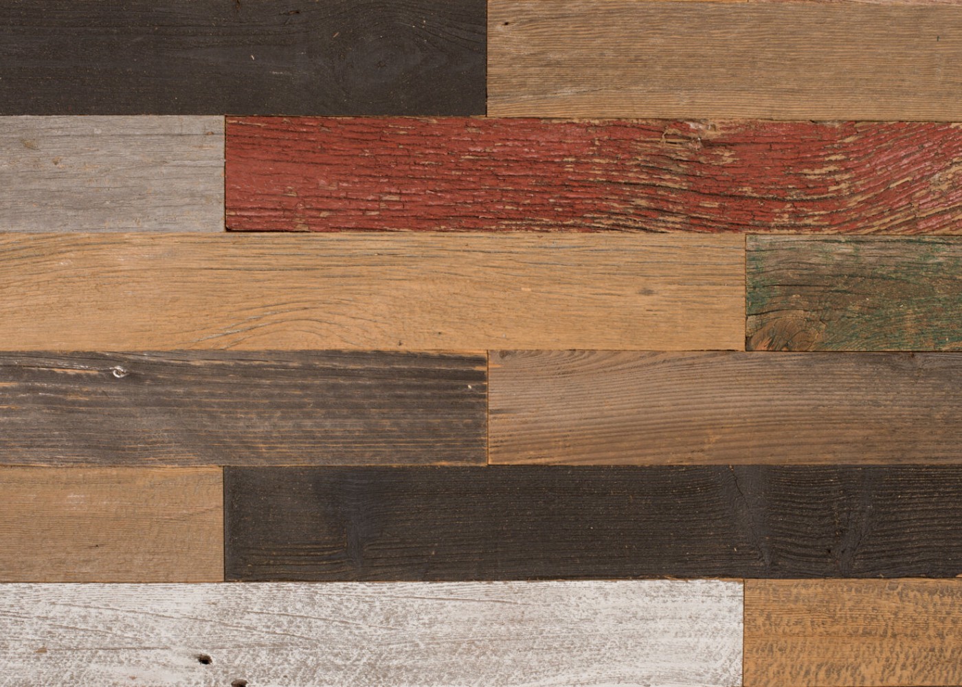 Bardage Monolame Bois Us Petit Patchwork Campagne Vieilli Color