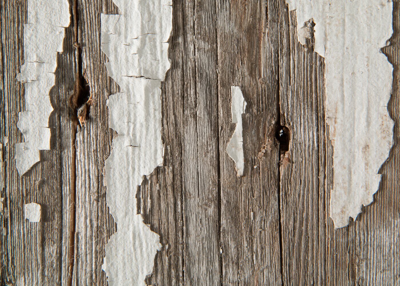 Bardage Monolame Bois Us Chant Ancien Campagne Vieilli Peinture d'Origine Blanc Léger 15-26x100-200x1200-1800