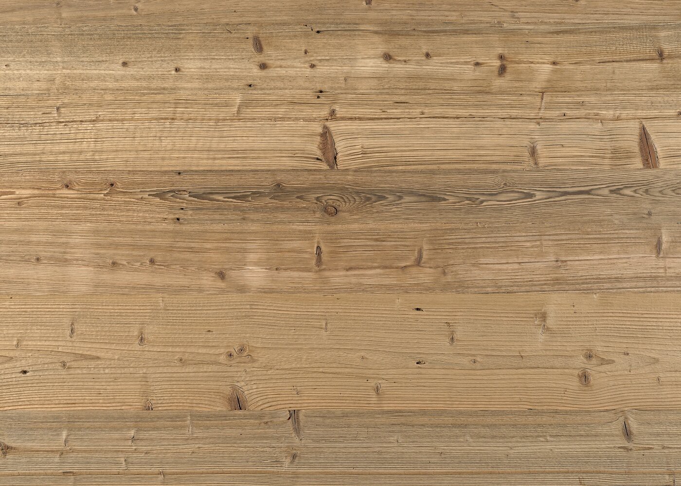 Bardage bois européen chant anciens campagne vieilli Marron Clair Brossé brut - fsc 15-30x100-300x2000-4000