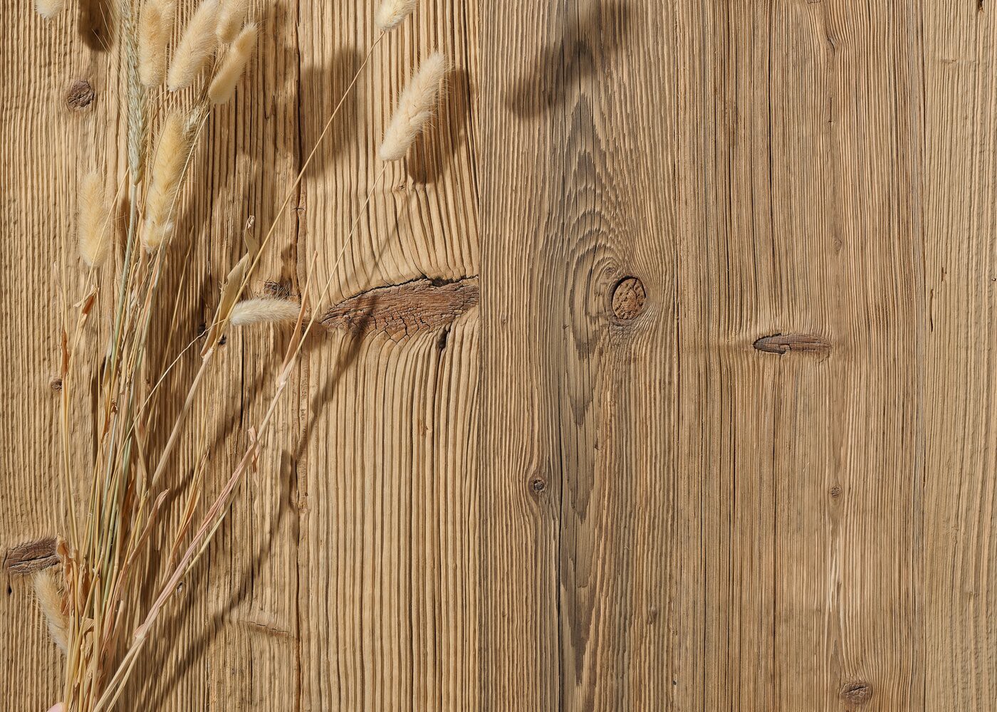 Bardage bois européen chant anciens campagne vieilli Marron Clair Brossé brut - fsc 15-30x100-300x2000-4000