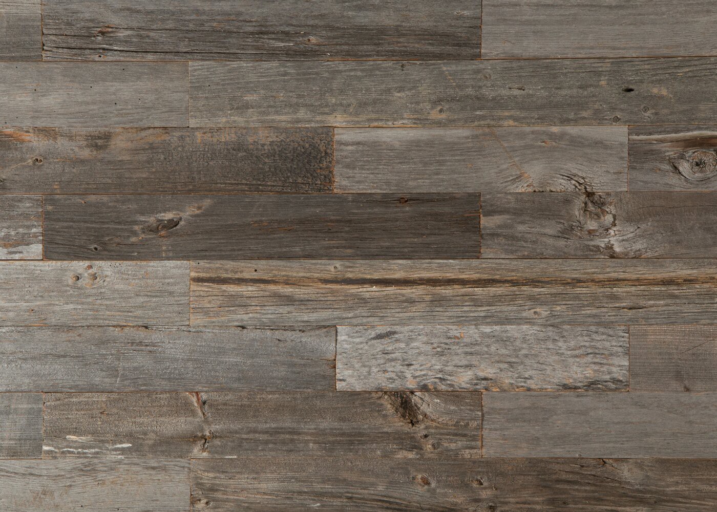 Bardage Monolame Bois Us Petit Patchwork Campagne Vieilli Gris - Fsc