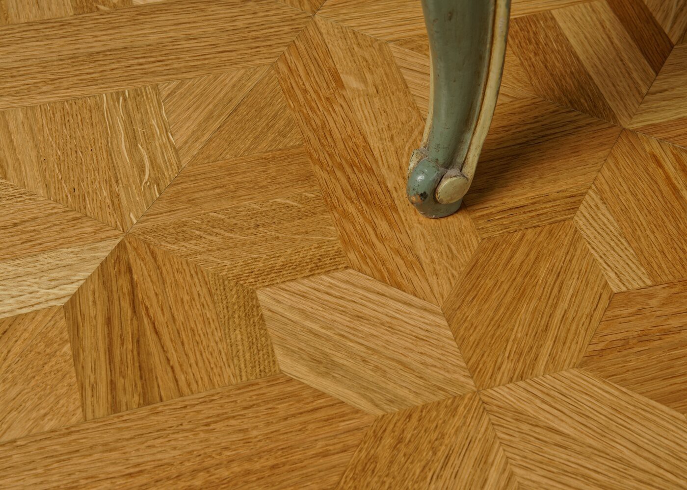 Dalles marqueterie chêne contrecollé décor 2 vernis satiné PRBis 14x392x392