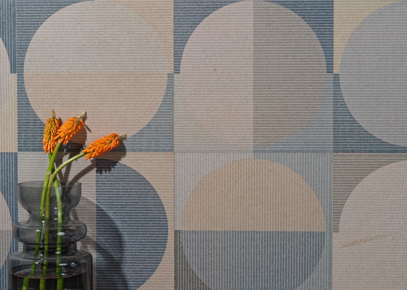 Li&egrave;ge mural Jacky Blue Pop 4x300x300