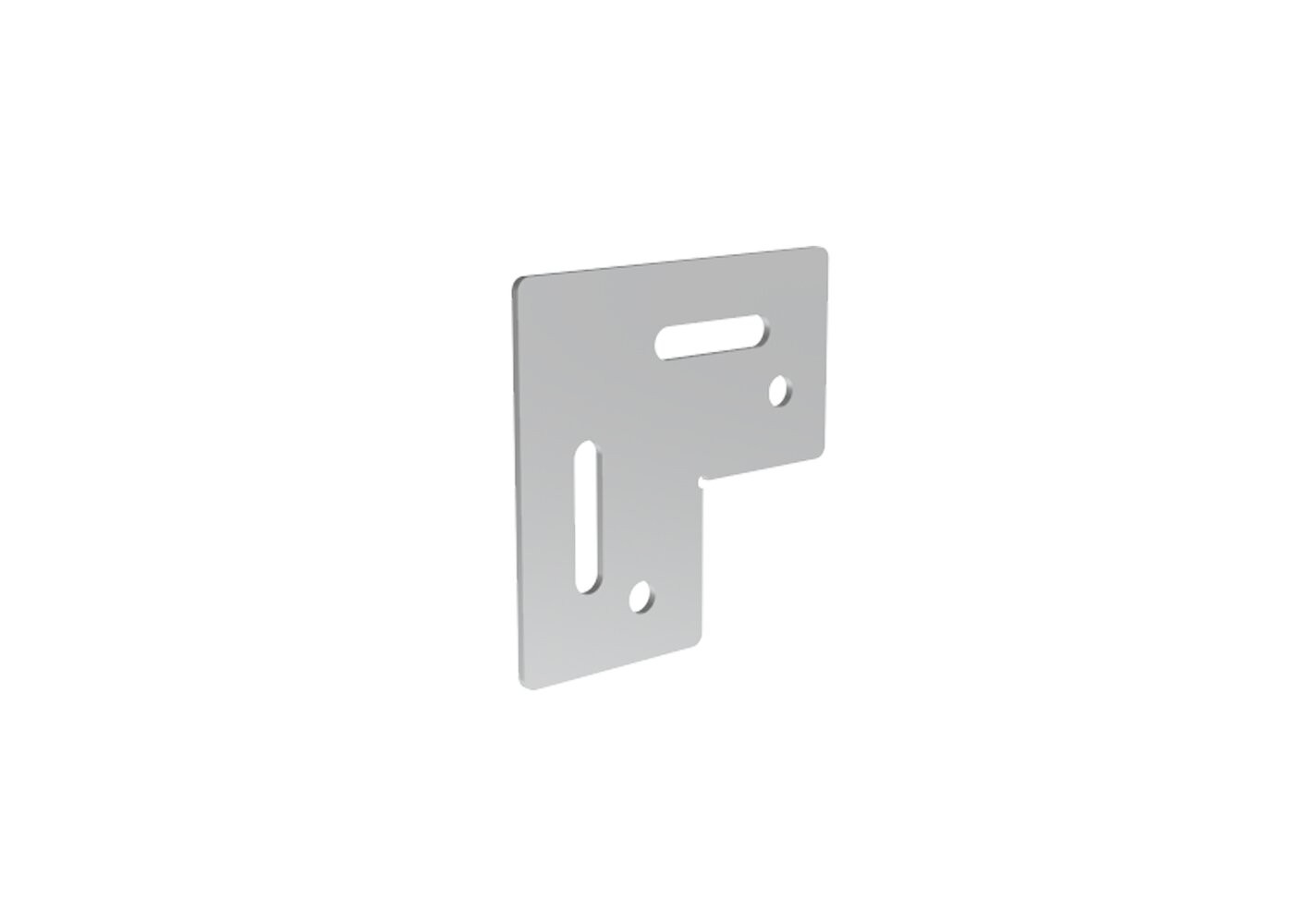 Equerres verticales aluminium + vis pour lambourde Reversil - (boite de 25) - (conso uniquement pour fixer les retours)