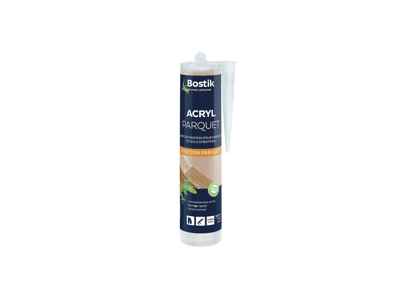 Joint acrylique pour finition parquet