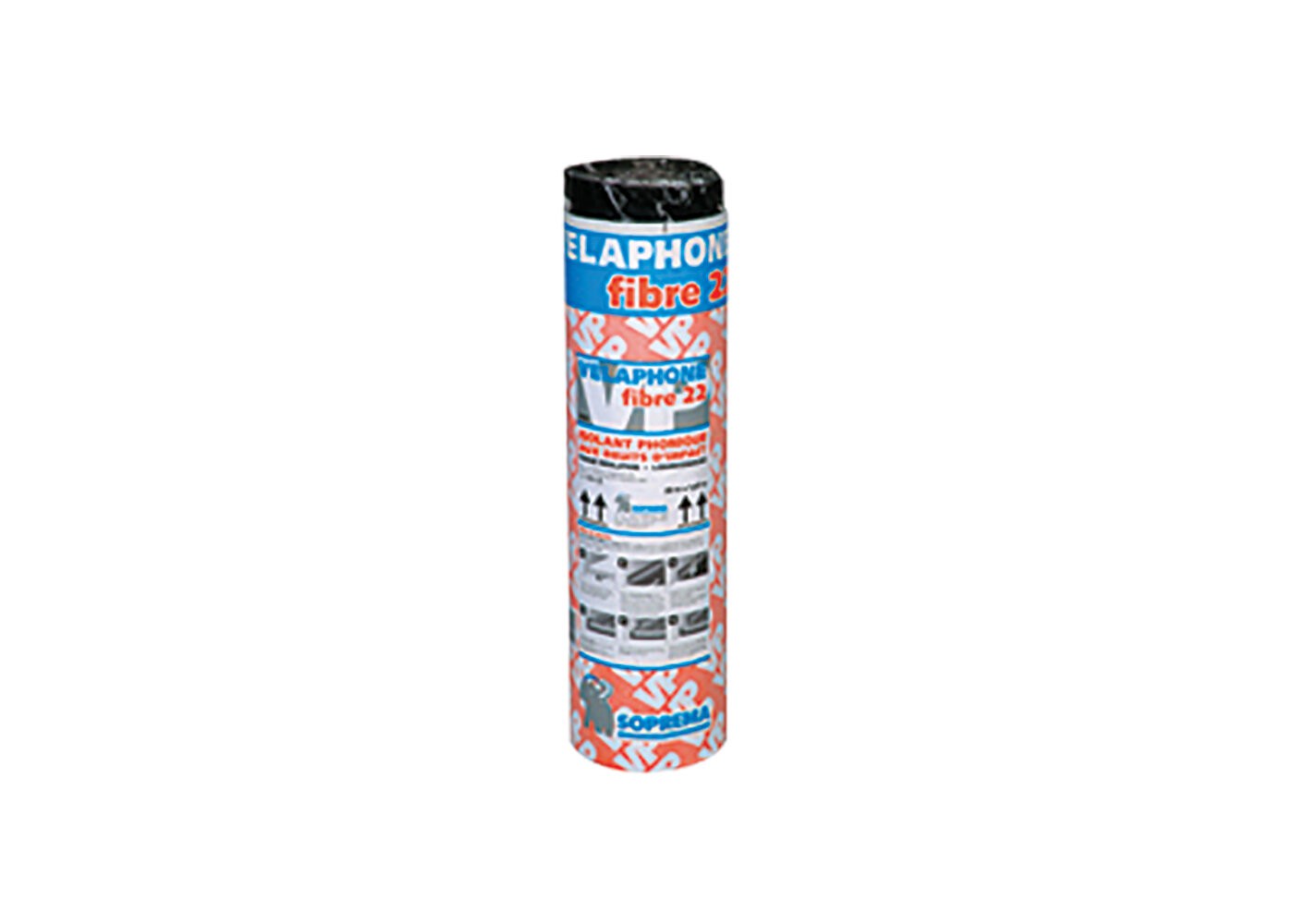 Isolant sous couche mousse velaphone fibre 22db avec polyane par 20m2 pour pose flottante