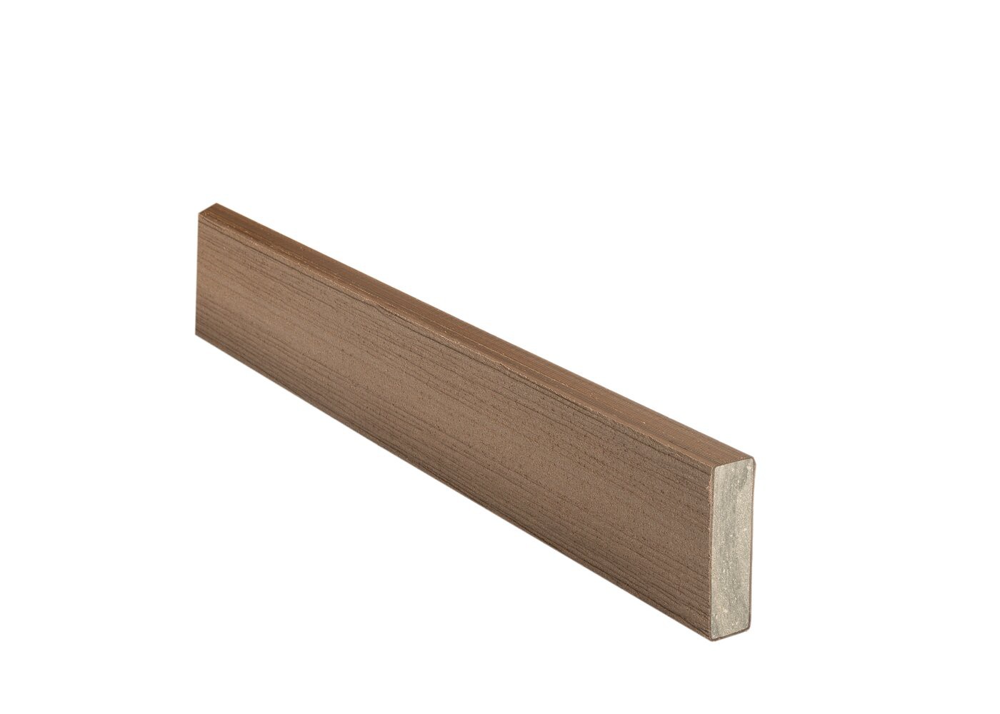 Jupe de finition bois composite co-extrudé Brun Rio 20x70x2000