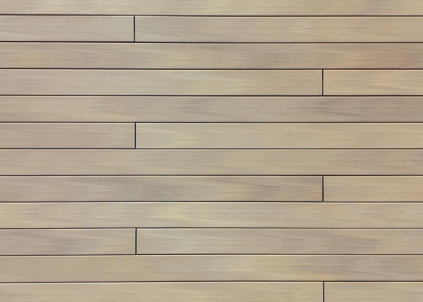 Lame de terrasse bois composite co-extrude brossé Nuances Chêne clair