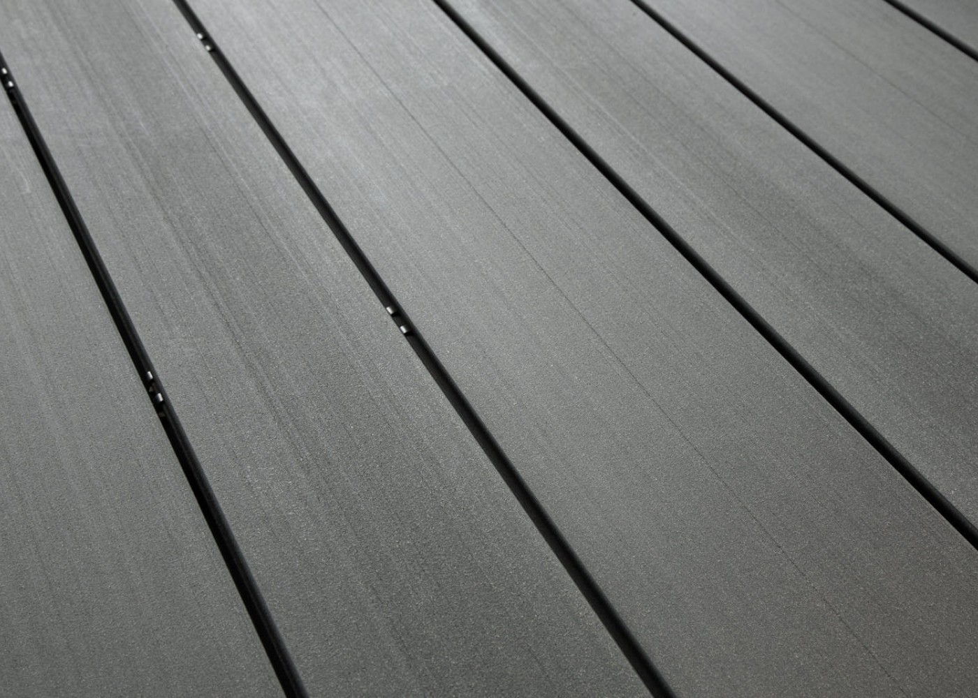 Terrasse composite Elégance fixation invisible Gris Anthracite lisse 23x138x4000