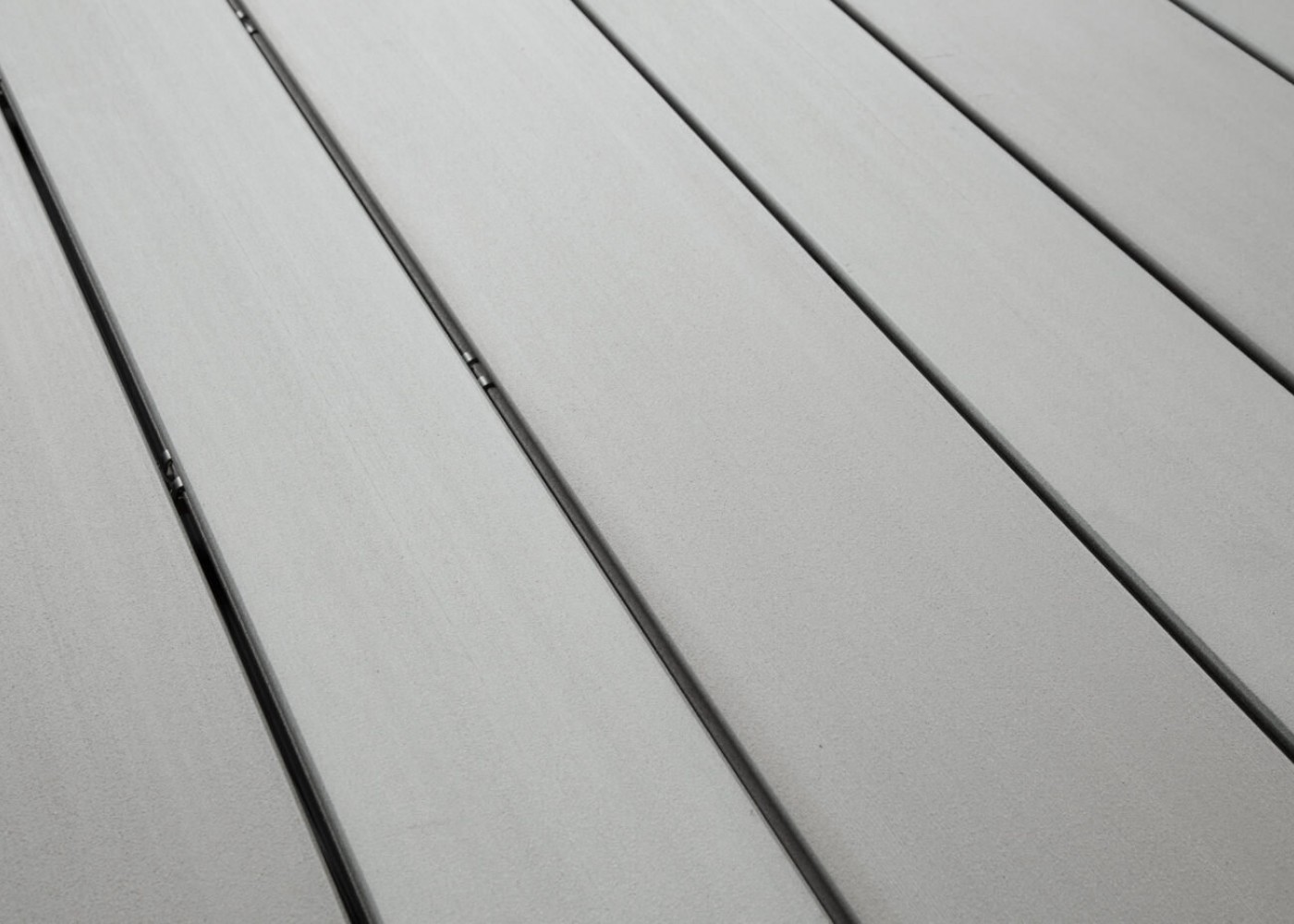 Terrasse composite El&eacute;gance fixation invisible Gris Iroise lisse 23x138x4000