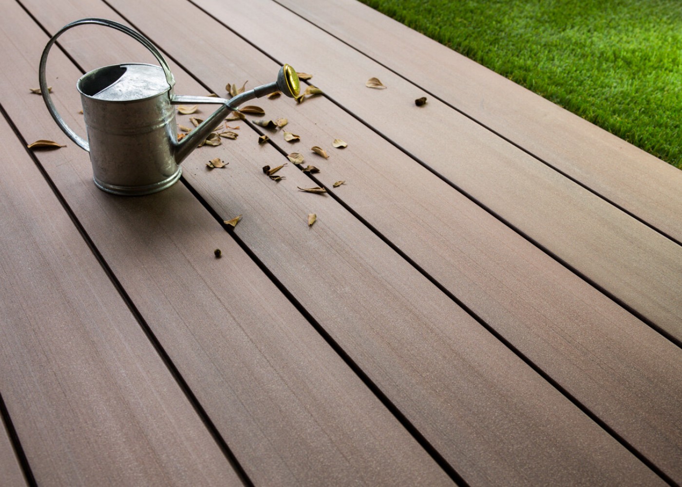 Lame Terrasse Bois Composite Teinte Emotion Equateur Lisse Fixation Invisible 23x138x4000