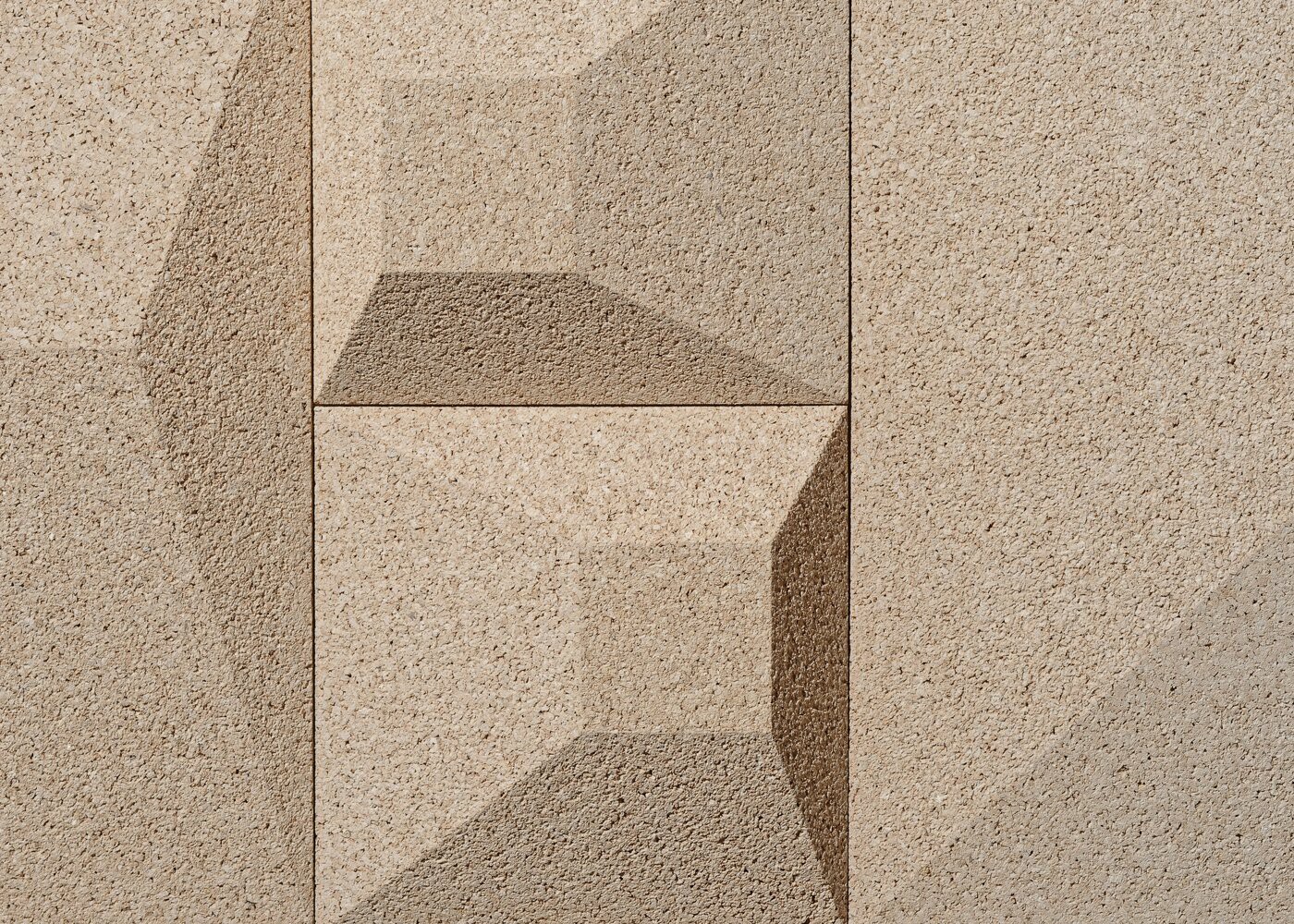 Li&egrave;ge mural 3DForms ERICEIRA Pyramid 30x150x150