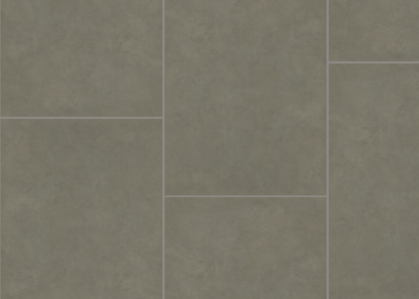 Vinyle rigide B&eacute;ton Hu&icirc;tre passage commercial 4.5x600x900