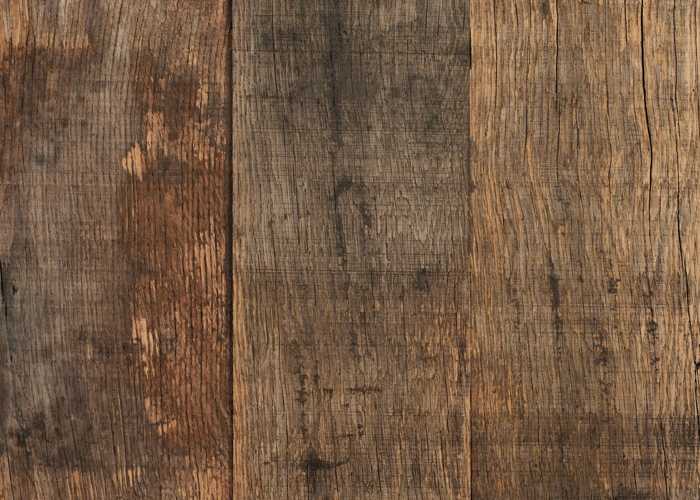 Panneaux 3 plis campagne vieilli ch&ecirc;ne Fond de Wagon Anvers brut 1 face 25x1210x2470