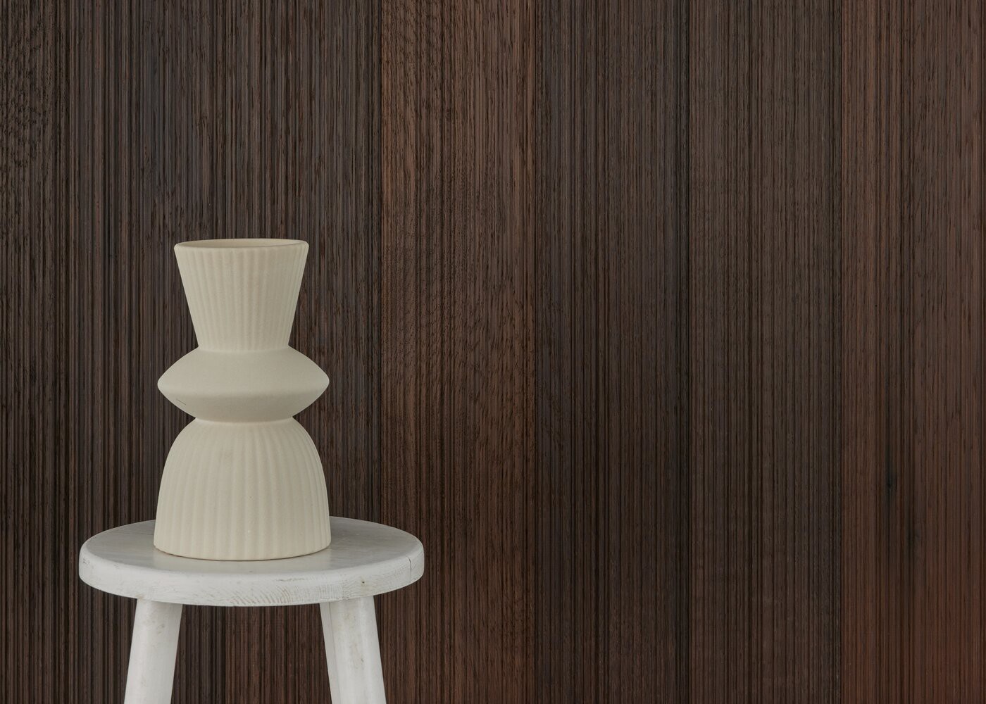 Panneau contrecollé décoratif mur ou plafond chêne thermochauffé Cherche-Midi 15x150x2480