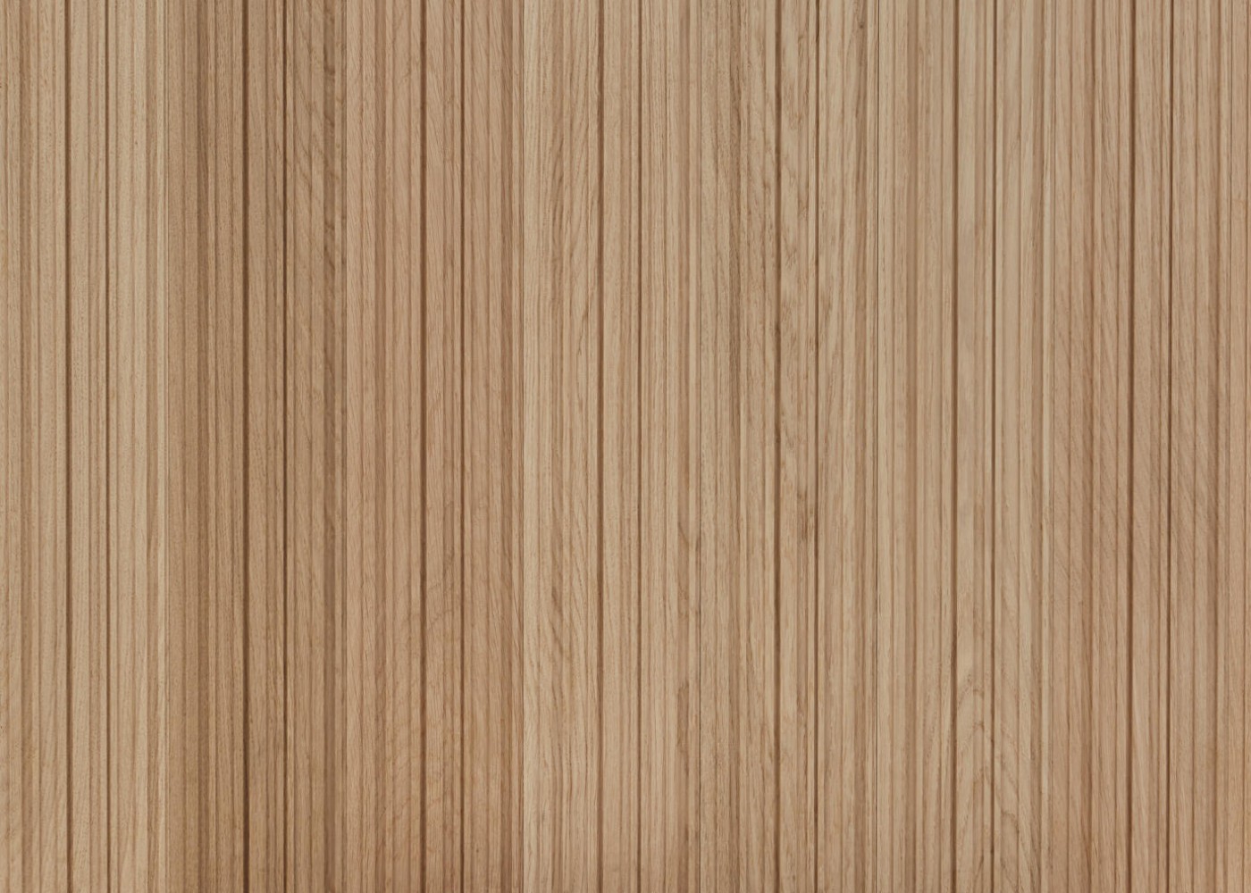 Panneau contrecollé décoratif mur ou plafond Chêne brut profil Lutetia 15x140x2480
