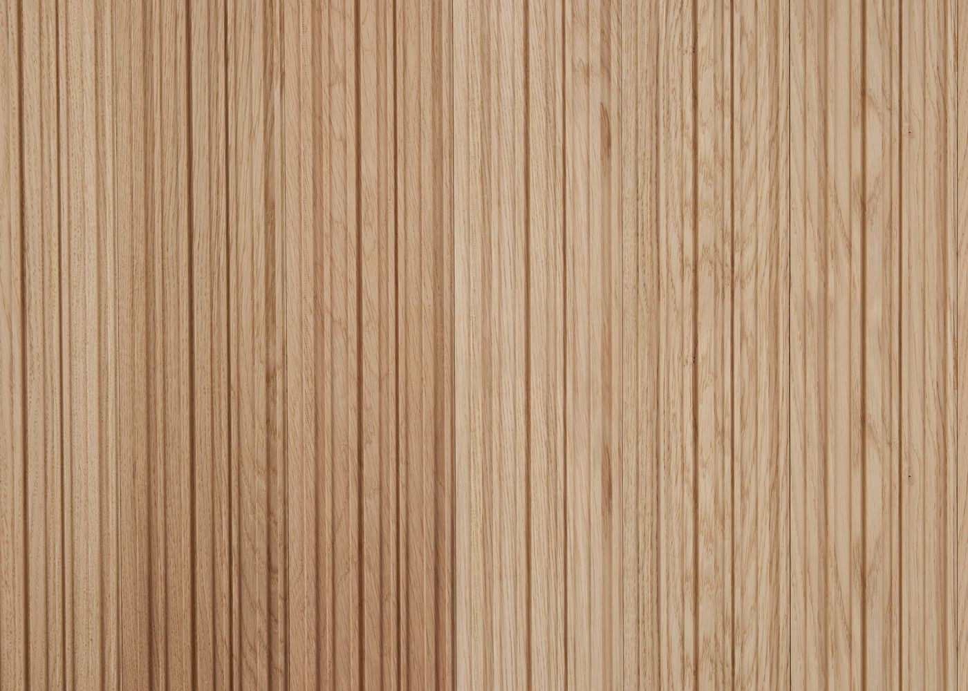 Panneau contrecollé décoratif mur ou plafond Chêne brut profil Lutetia 15x140x2480