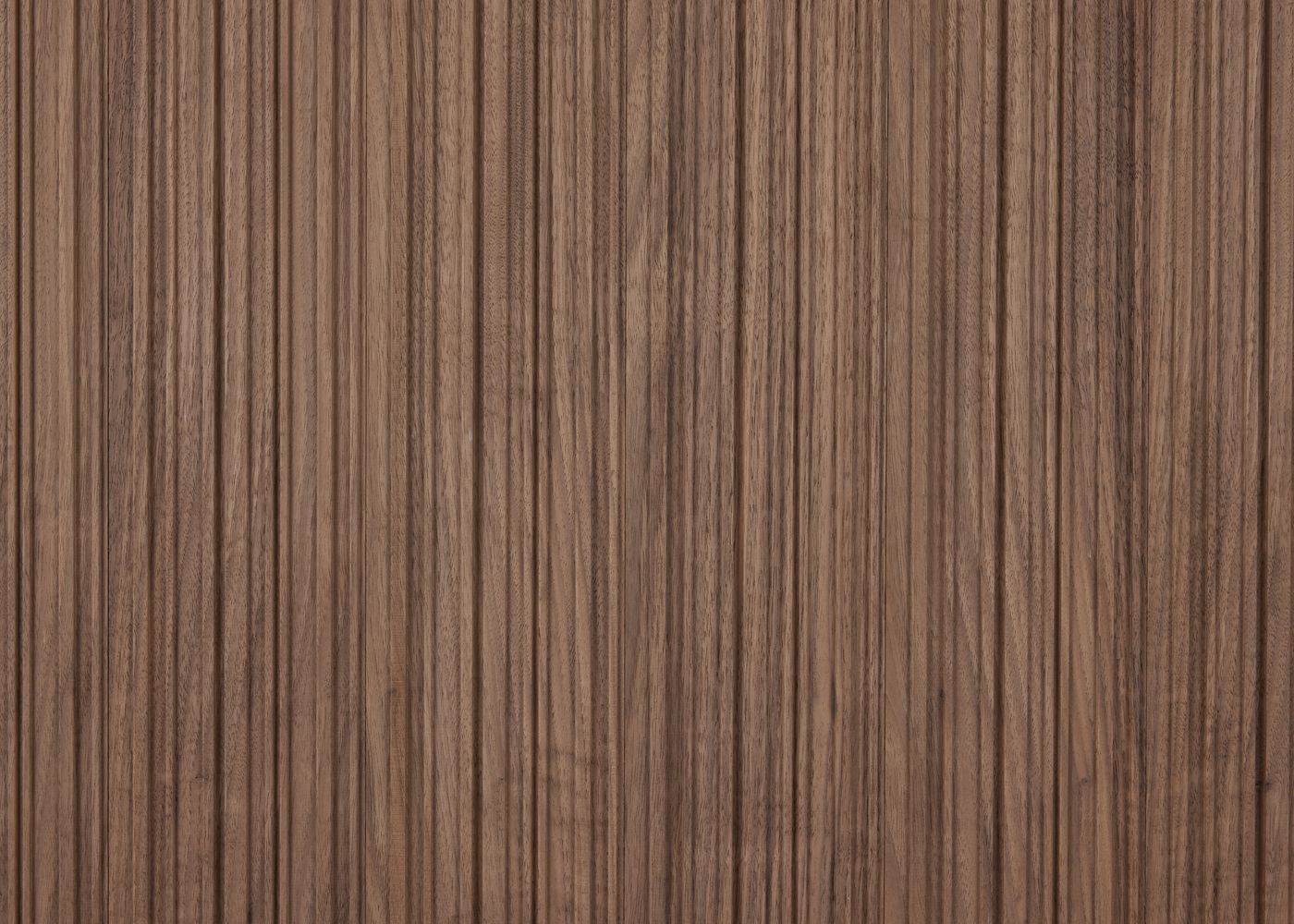 Panneau contrecollé décoratif mur ou plafond Noyer US profil Lutetia 15x140x2480