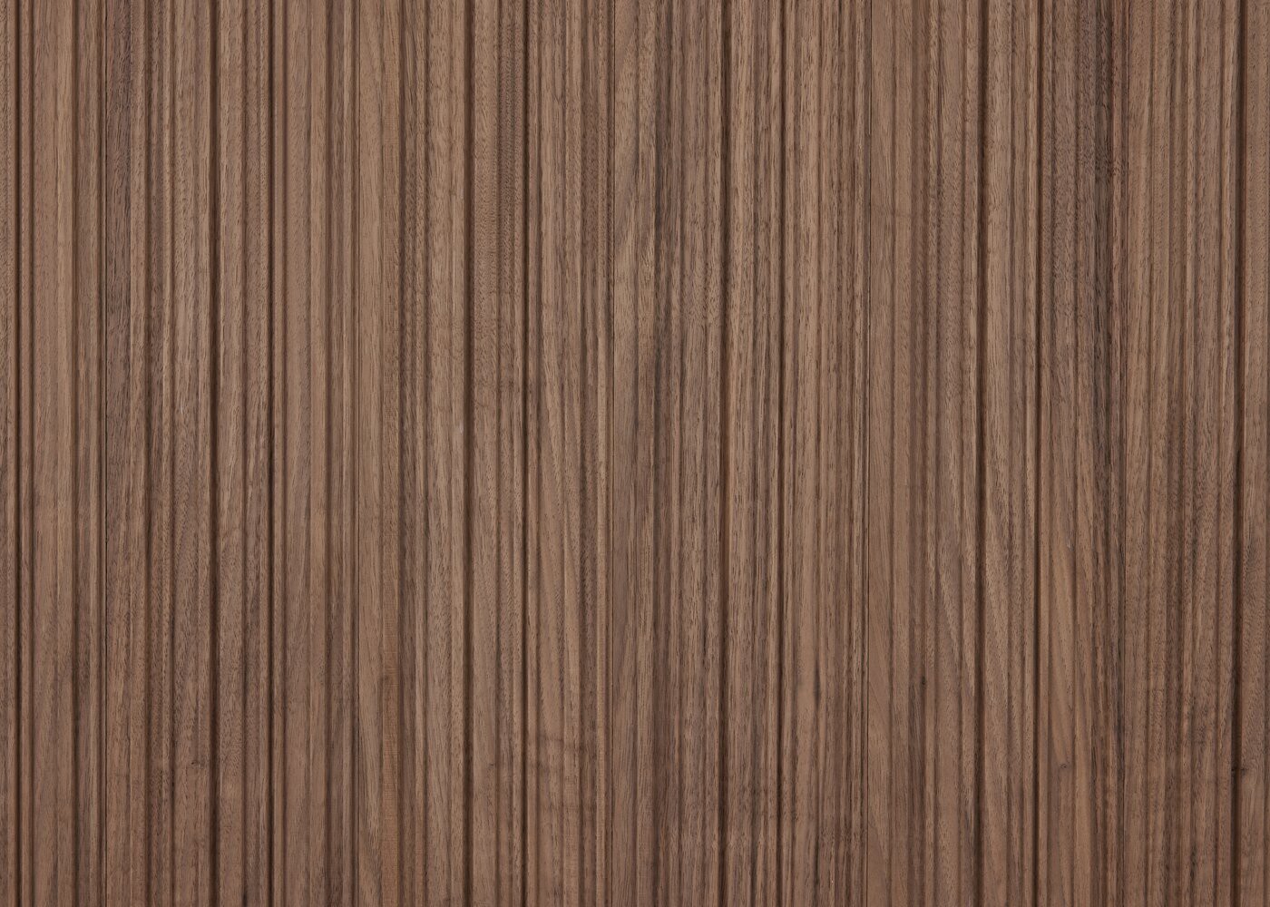 Panneau contrecoll&eacute; d&eacute;coratif mur ou plafond Noyer US profil Lutetia 15x140x2480