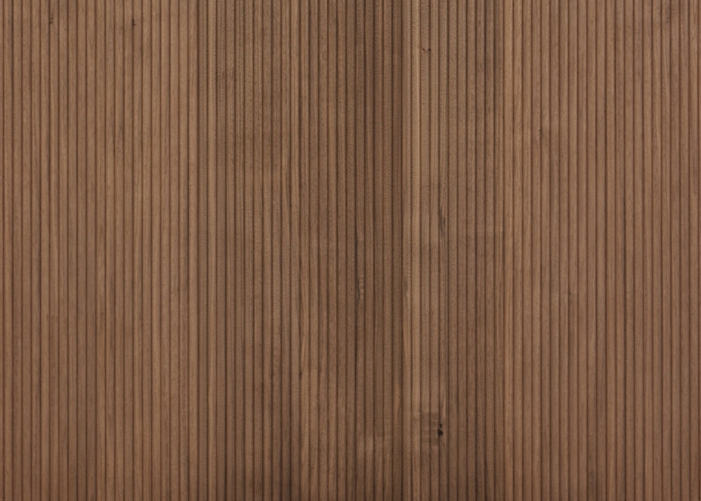 Panneau contrecollé décoratif mur ou plafond Noyer US brut profil Saint-Père 15x140x2480