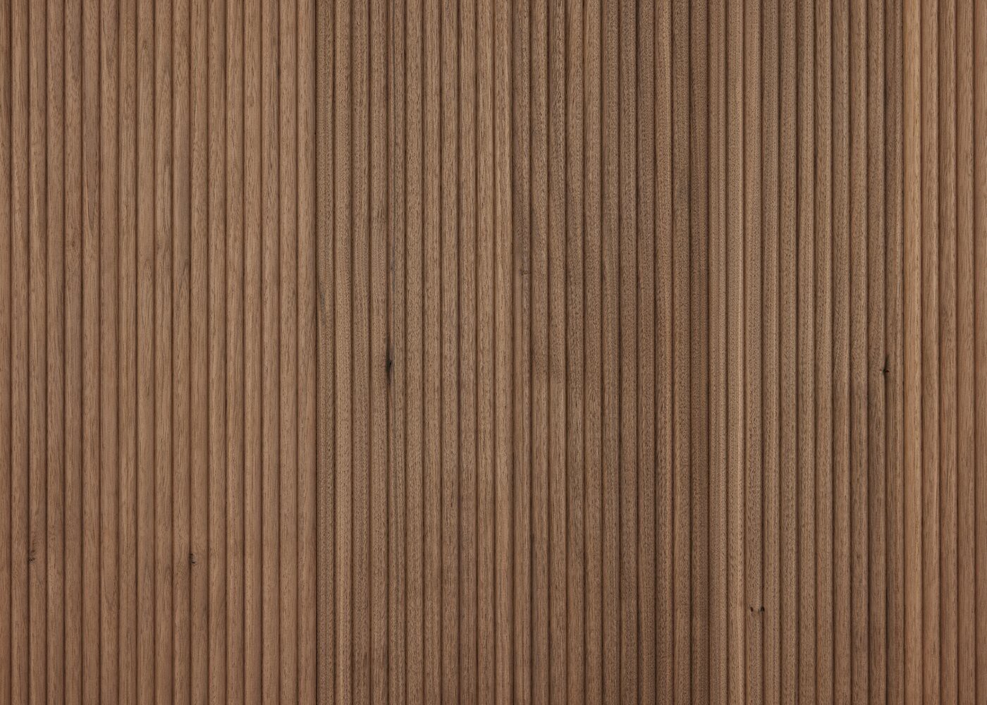 Panneau contrecollé décoratif mur ou plafond Noyer US brut profil Saint-Père 15x140x2480