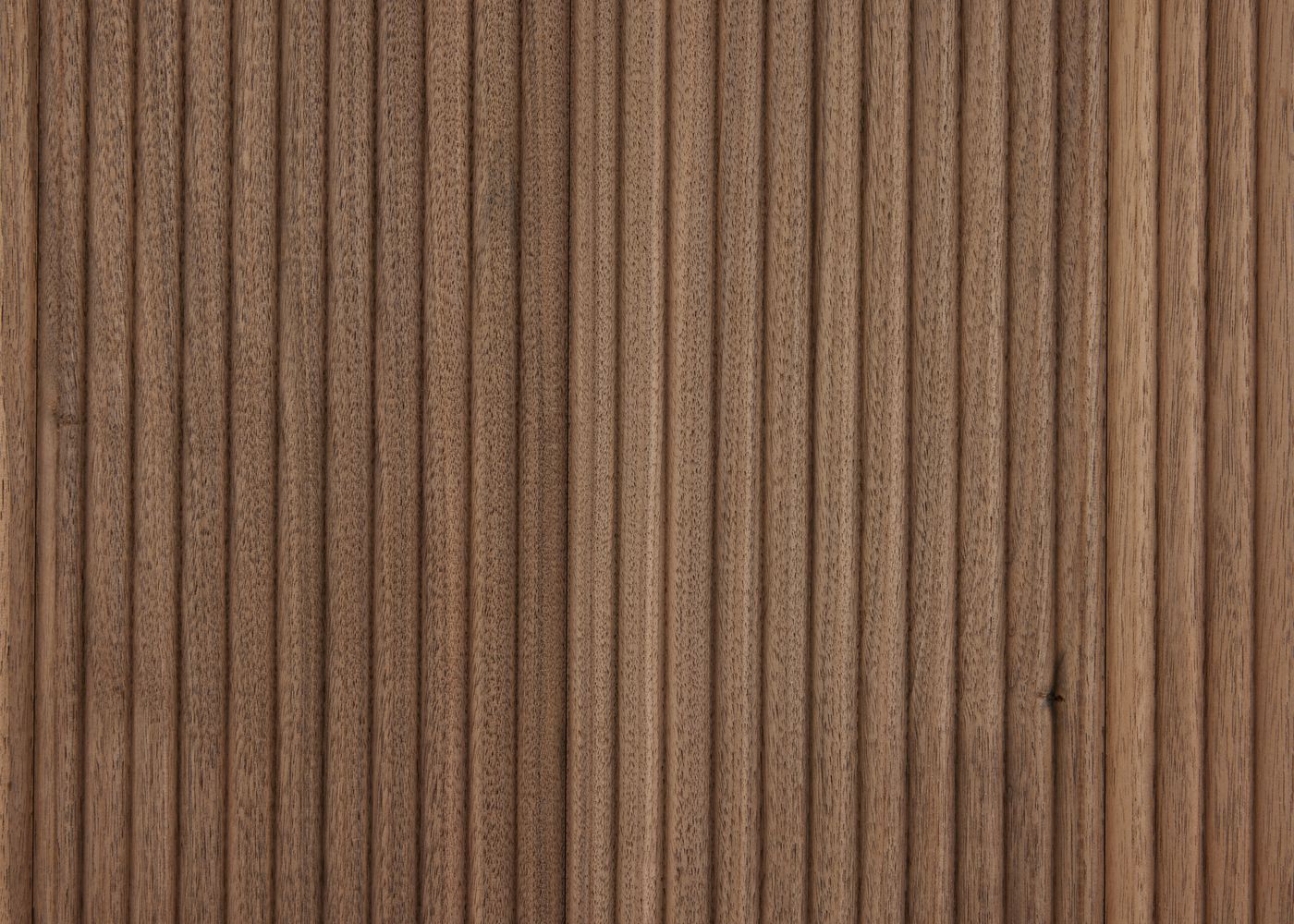 Panneau contrecollé décoratif mur ou plafond Noyer US brut profil Saint-Père 15x140x2480