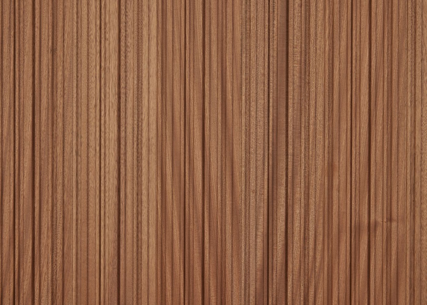 Panneau contrecollé décoratif mur ou plafond Sapelli brut profil Lutetia 15x140x2480