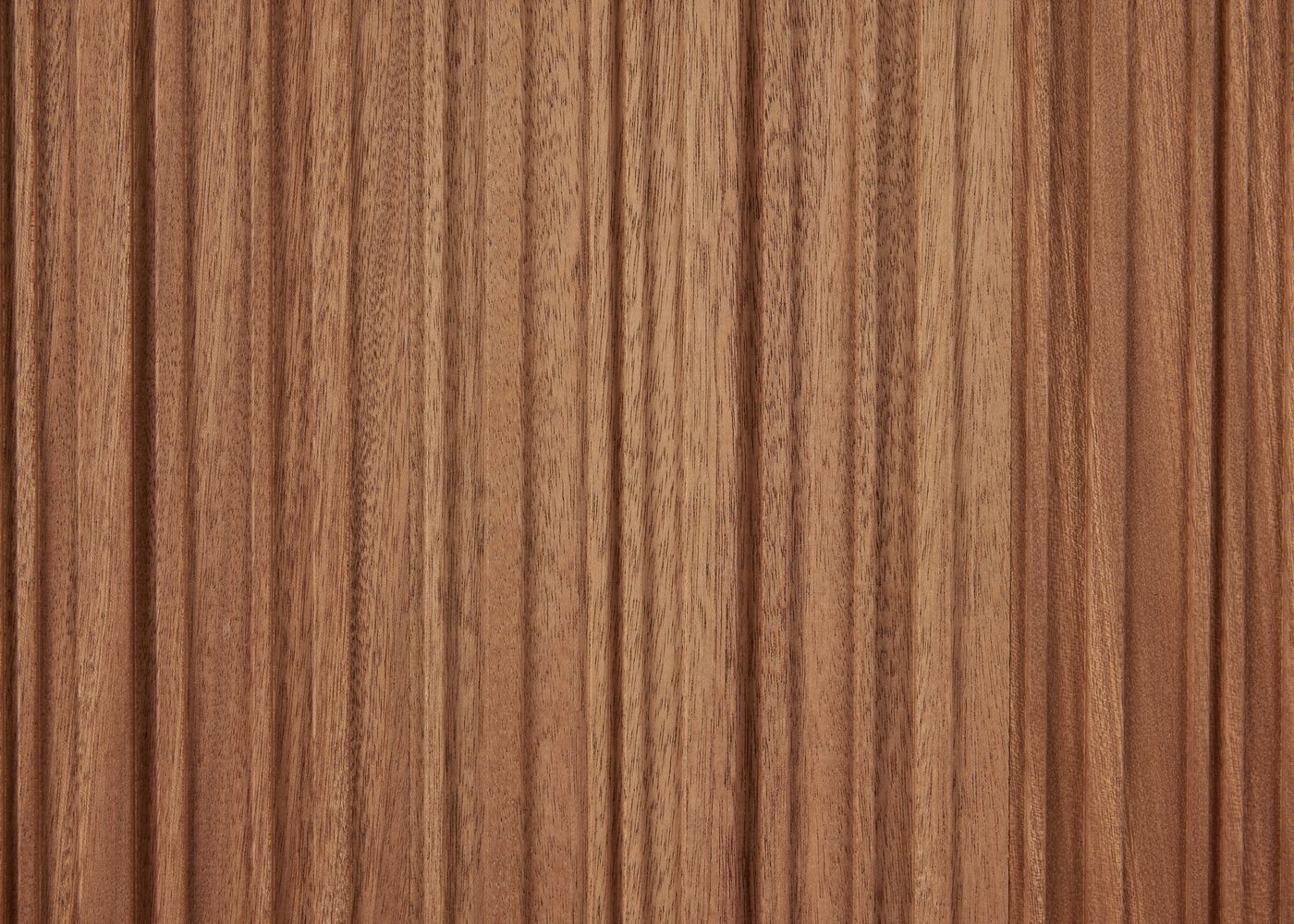 Panneau contrecollé décoratif mur ou plafond Sapelli brut profil Lutetia 15x140x2480