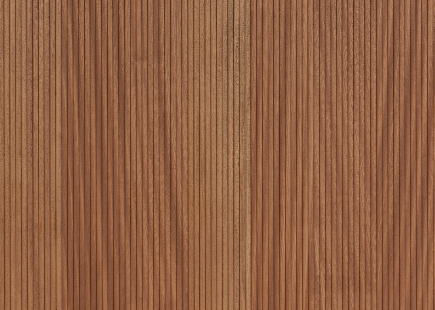 Panneau contrecoll&eacute; d&eacute;coratif mur ou plafond Sapelli brut profil Saint-P&egrave;re 15x140x2480