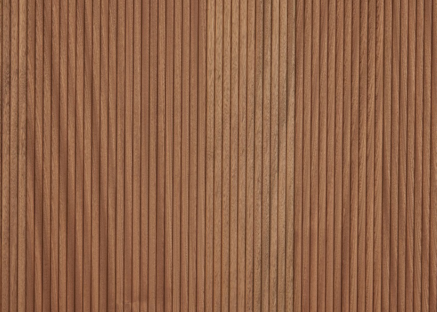 Panneau contrecollé décoratif mur ou plafond Sapelli brut profil Saint-Père 15x140x2480