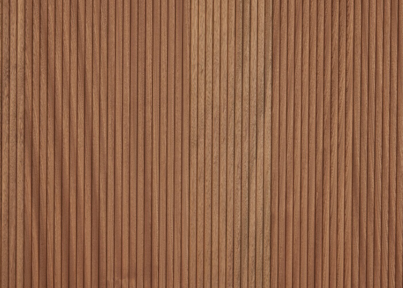 Panneau contrecoll&eacute; d&eacute;coratif mur ou plafond Sapelli brut profil Saint-P&egrave;re 15x140x2480