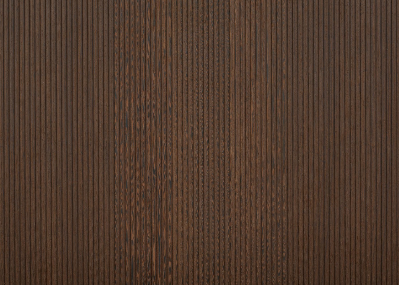 Panneau contrecollé décoratif mur ou plafond Wengé brut profil Saint-Père 15x140x2480