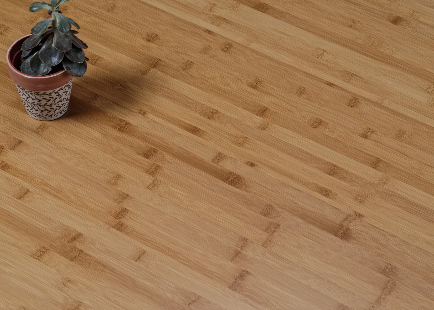 Parquet bambou massif Café Horizontal 2 plis vernis 10x95x970