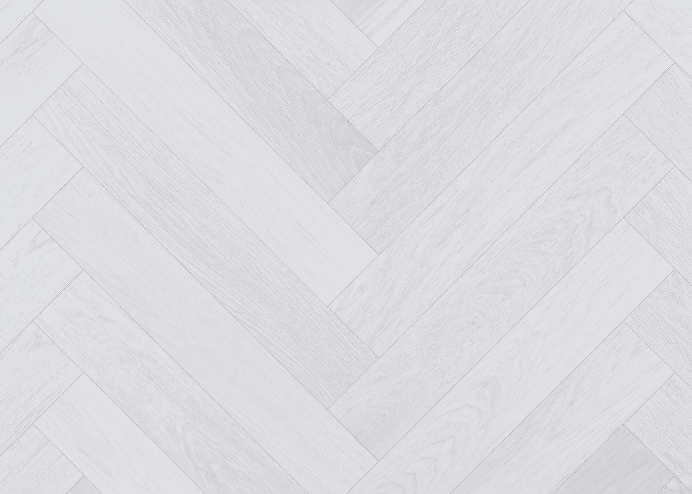 Parquet chêne contrecollé BLANC COUVRANT vernis mat Bâton rompu Elégance 15x100x600