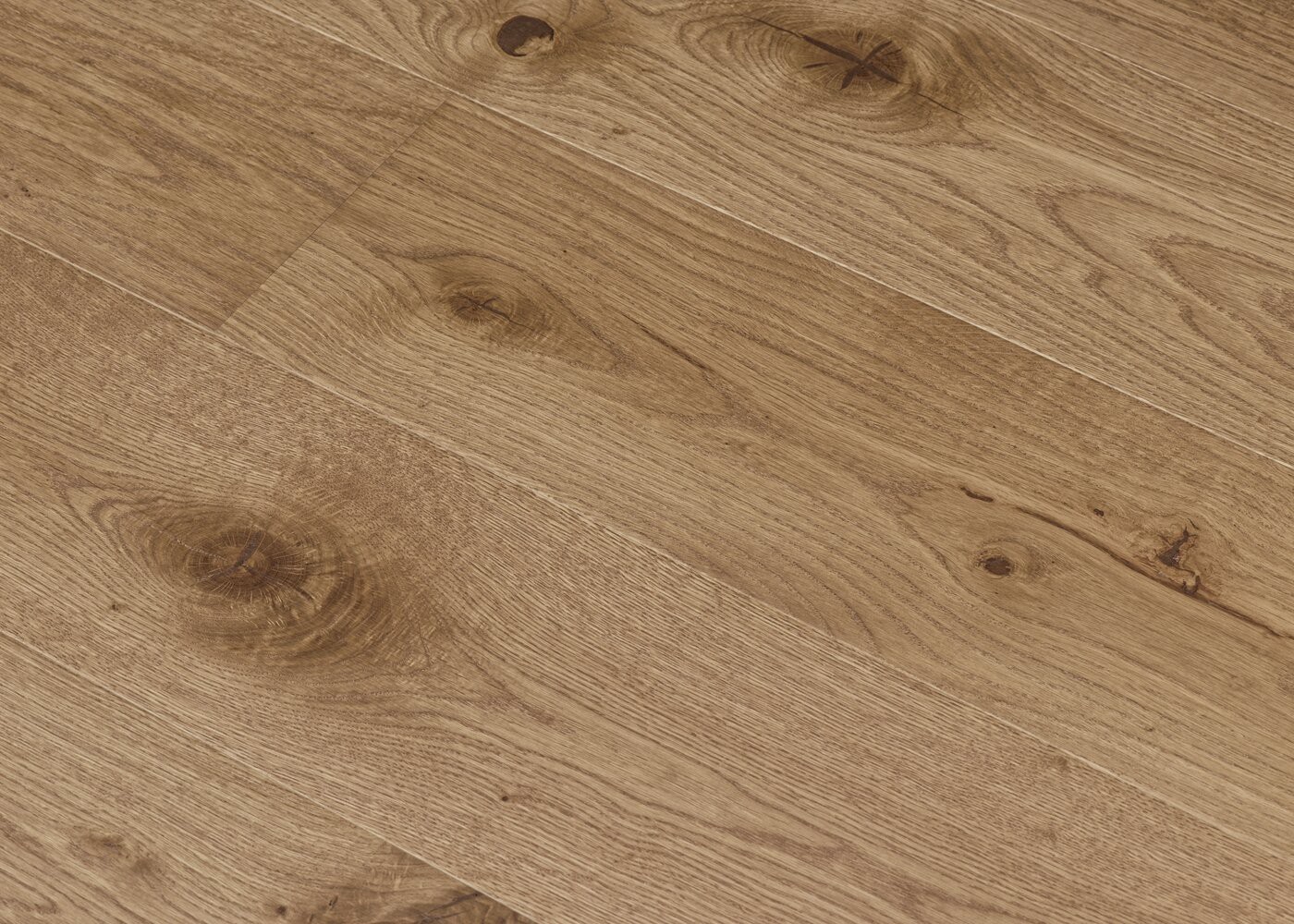 Parquet chêne contrecollé NORWICH brossé vernis mat Matière Click Unifit-X support HDF 14x148x1185